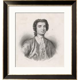 Alias Carlo Broschi Italian Castrato Singer Famous Throughout Europe Framed Art Poster Print by W. Greatbatch, 25x27