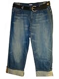 Women's L. A. Blues Flood Length Jeans Size 16 (Denim)