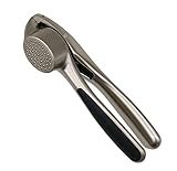 Garlic Press ● Best Garlic Crusher and Smasher ● Crush and Mince Garlic Cloves & Ginger Easily ● Strong Garlic Presser