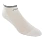 adidas Women's Aloe+E 2-Pack No Show Sock, White/Aluminium, Shoe Size 5-10