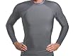Men's UV Rash Guard Shirt - L/S Gun Metal Grey