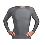 Men's L/S Gun Metal Grey Rash Guard