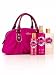 Victoria's Secret Garden Pure Seduction Gift Set including Body Wash, Body Lotion, and Body Mist, all in a handbag/purse