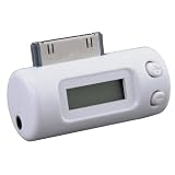All Channel iPod FM Transmitter w/ Car Charger, White