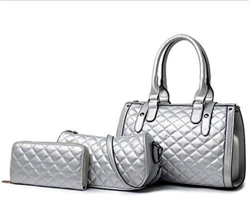 Bagoddess New Style Ladies Elegent Pu Leather Multiple Three Pieces Handbag Shoulder Bag Purse(C2)