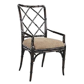 Faux bamboo Accent Chair