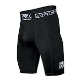 Bad Boy Compression Short and Cup (Black, XX-Large)
