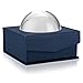 Sumnacon Crystal Magnifying Glass Dome - 3.15' Crystal Magnifier Dome, Fuctional Paperweight / Photography / Decoration, Reading Aid for Blueprints, Maps, Small Fine Print Etc - Come in Gift Box