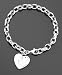 Sterling Silver Heart Charm Bracelet