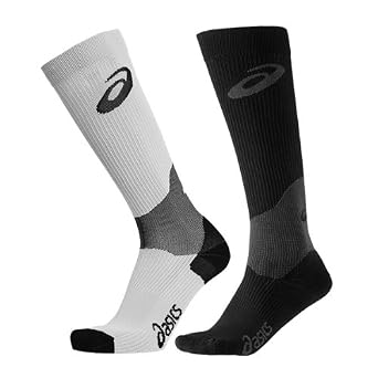 asics running compression socks