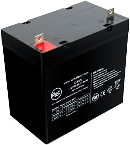 Meyra 2482 Narrow 12V 55Ah Wheelchair Battery - This is an AJC Brand® Replacement