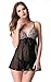 Avidlove Women's Babydoll Sleepwear Sexy Lingerie Lace Splicing Dress G-String