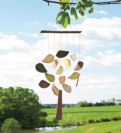 Handcrafted Ceramic Tree Wind Chime Handcrafted Ceramic Tree Wind Chime