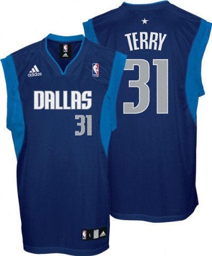 Jason Terry Youth Jersey: adidas Navy Replica #31 Dallas Mavericks Jersey