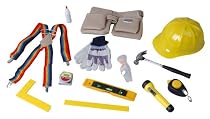 KR Tools 10039 12-Piece Builders Pal Children-foots Tool Kit with Bonus Flashlight