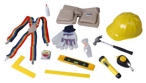 KR Tools 10039 12-Piece Builders Pal Children's Tool Kit with Bonus Flashlight