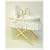 White B.A.Moses Basket And Folding Stand