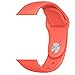 FanTEK Soft Silicone Sport Style Replacement iwatch Strap for Apple Wrist Watch 38mm Models - Small/Medium - Apricot
