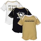 Pittsburgh Penguins Reebok Baby Onesie 3-pack (6-9 Months)