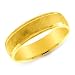 14K Yellow Gold Men's Engraved Wedding Band Ring Size 11