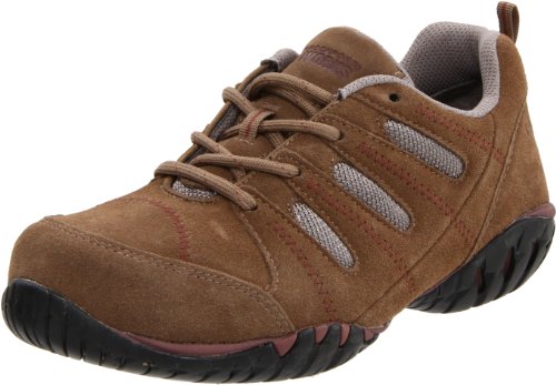 Rockport Work Women's RK617 Work Shoe,Addy Tan/Grey Suede,8 M US