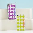White Argyle Personalized Case for IPhone 4 and 4S