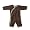 All-Natural Kimono Onepiece by Baby Soy (Choc/Tea, 0-3)