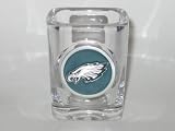 PHILADELPHIA EAGLES Team Logo SHOT GLASS with Pewter Logo