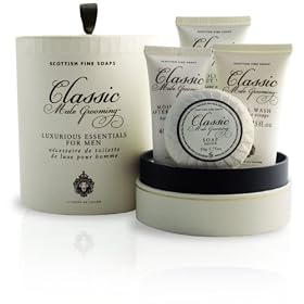 Scottish Fine Soaps Classic Male Grooming Essentials Gift Set