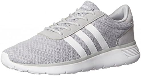 Adidas NEO Women's Lite Racer Running Shoe,Clear Onix/Running White/Running White,6.5 M US