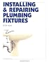 Installing and Repairing Plumbing Fixtures