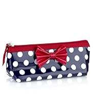 Nautical Spotted Cosmetic Purse