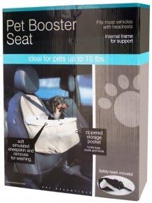 Car Pet Booster Seat for Pet Chihuahua Pomeranian Yorkie Maltese Dogs and Cats Travel in Style