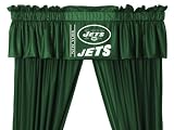 New York Jets NY Window Treatments Valance and Drapes