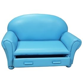 Gift Mark Upholstered Chaise Lounge with Pull Out Drawer