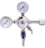 Kegco KC LH-542 Premium Pro Series Dual Gauge Co2 Draft Beer Regulator, Chrome