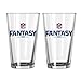 Boelter Brands NFL Fantasy Football Satin Etch Pint, 16-Ounce, 2-Pack