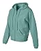 Ladies' Pigment Dyed Full-Zip Hooded Sweatshirt