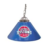 Best Quality Detroit Pistons NBA Single Shade Bar Lamp - 14 inch