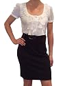Bailey Blue Women's Two Fer Belted Dress