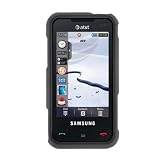 Samsung Eternity A867 Rubberized Proguard Case (Black)
