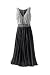 Newport News Beaded crinkle chiffon dress