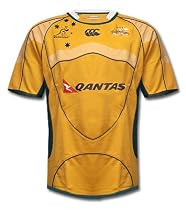 Australia Home Rugby Pro Shirt 08/09 Medium - 40inch 102cm