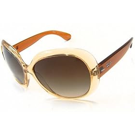 RAY BAN RB4098 RB 4098 719 13 LIGHT BROWN PLASTIC FRAME SUNGLASSES SHADES 60MM