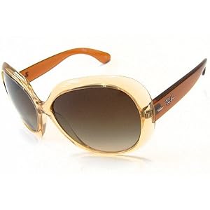 RAY BAN RB4098 RB 4098 719 13 LIGHT BROWN PLASTIC FRAME SUNGLASSES SHADES 60MM