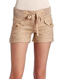 XOXO Juniors Khaki Linen Short
