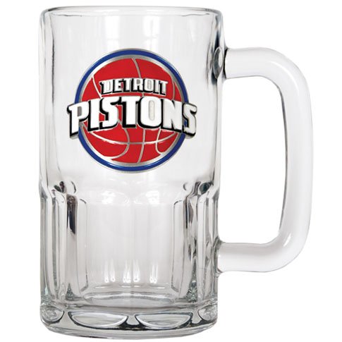 NBA Detroit Pistons 20-Ounce Root Beer Style Mug - Primary Logo