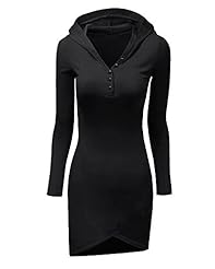 Cotton/Jersey/Knit Long Sleeves Spring Winter Fitted Bodycon Dress/Midi Dress 