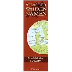 Atlas der Wahren Namen - Europa: Etymologische Karte
