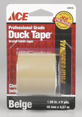 Henkel Corporation 50-42916 Ace Professional Grade Duck Tape 1.88x5 Yds - Beige (Pack of 6)